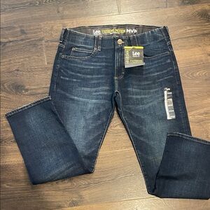 Lee Men's Deep Indigo Straight Jeans